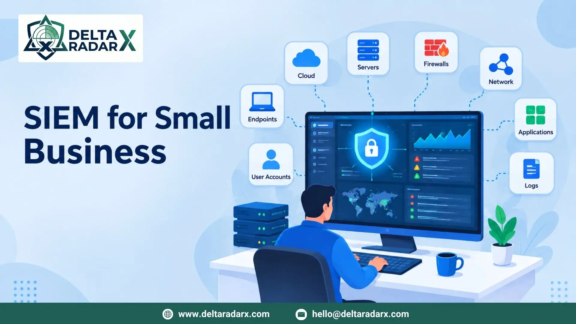 SIEM for small business-deltaradarx.com